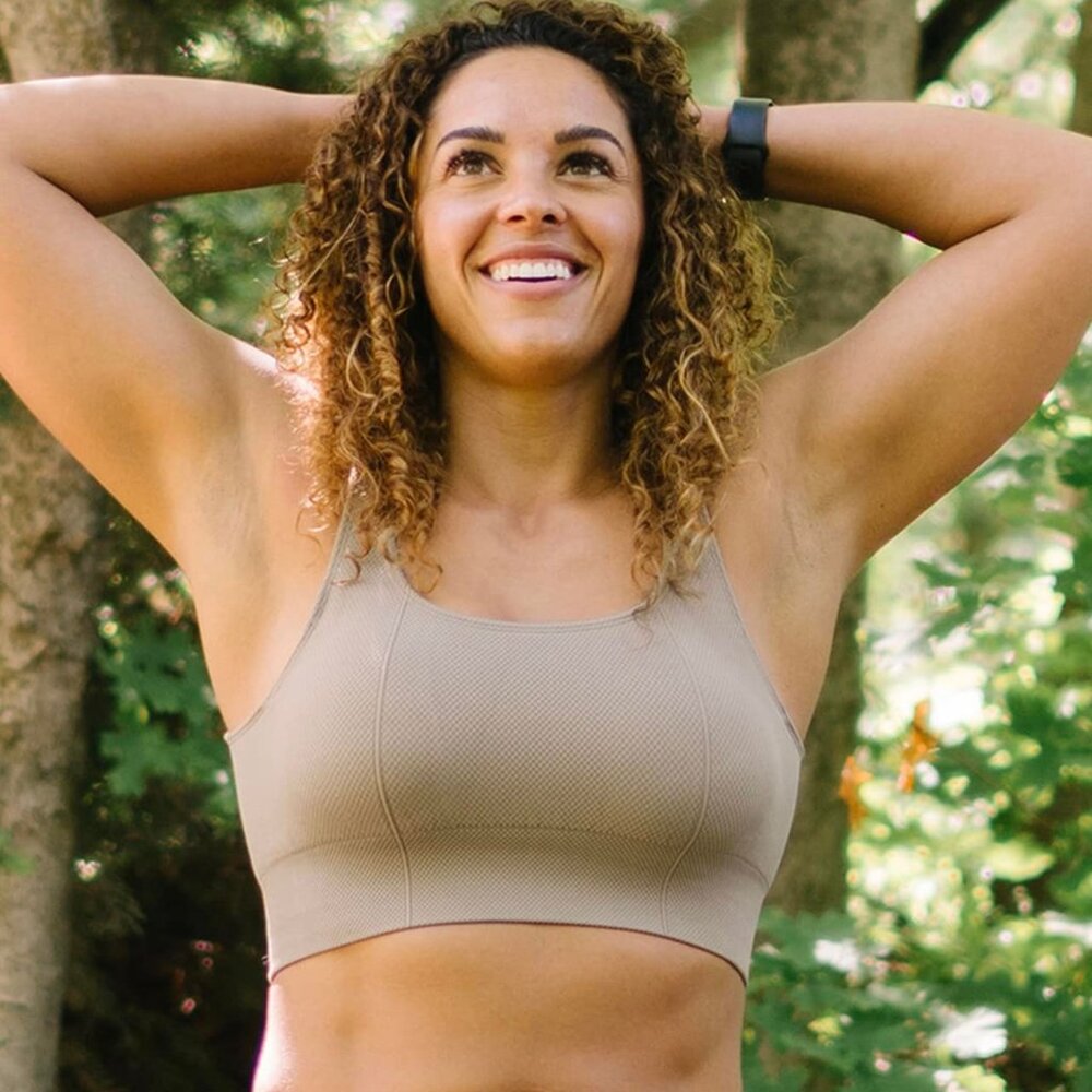 Taupe Firm & Free Seamless Bra - Picture 2 of 3